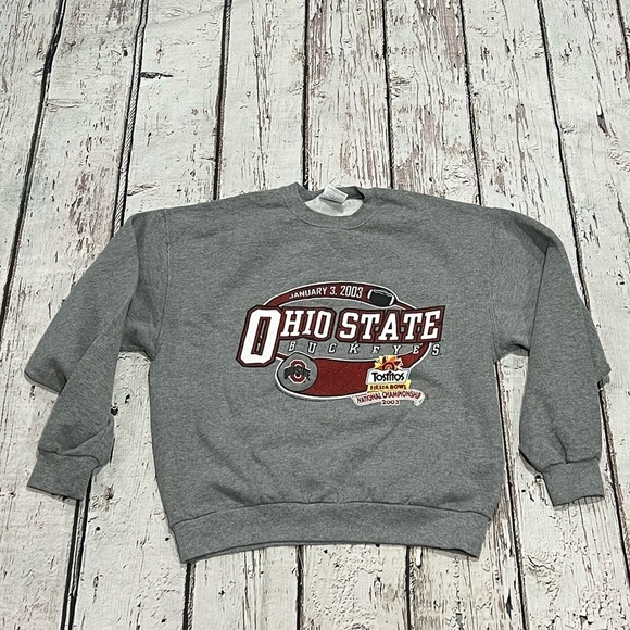 Ohio State University Buckeyes 2003 Fiesta Bowl NCAA Championship Sweatshirt - Picture 1 of 6